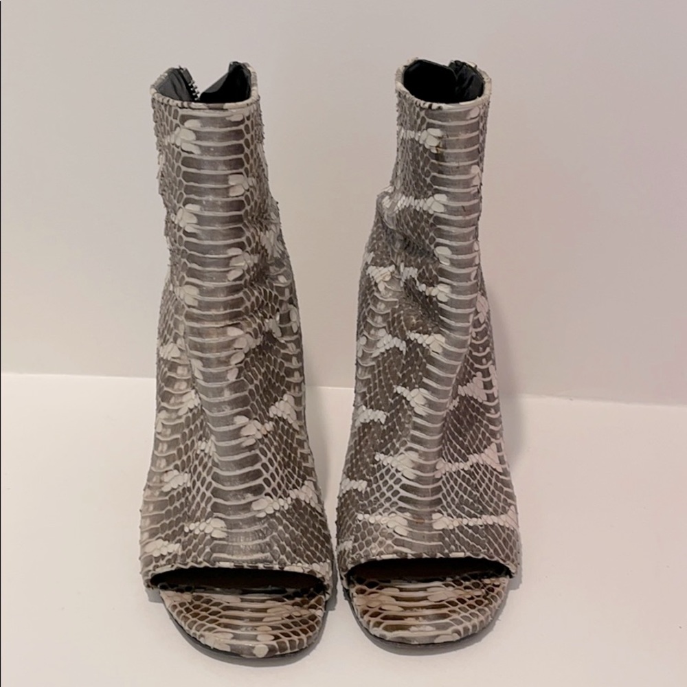 Givenchy snakeskin booties
